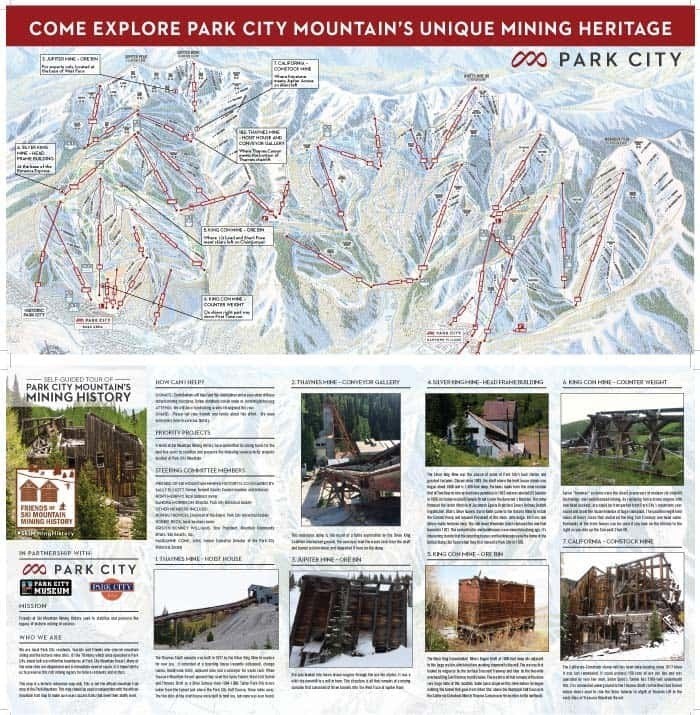 Park City Mining Heritage Map