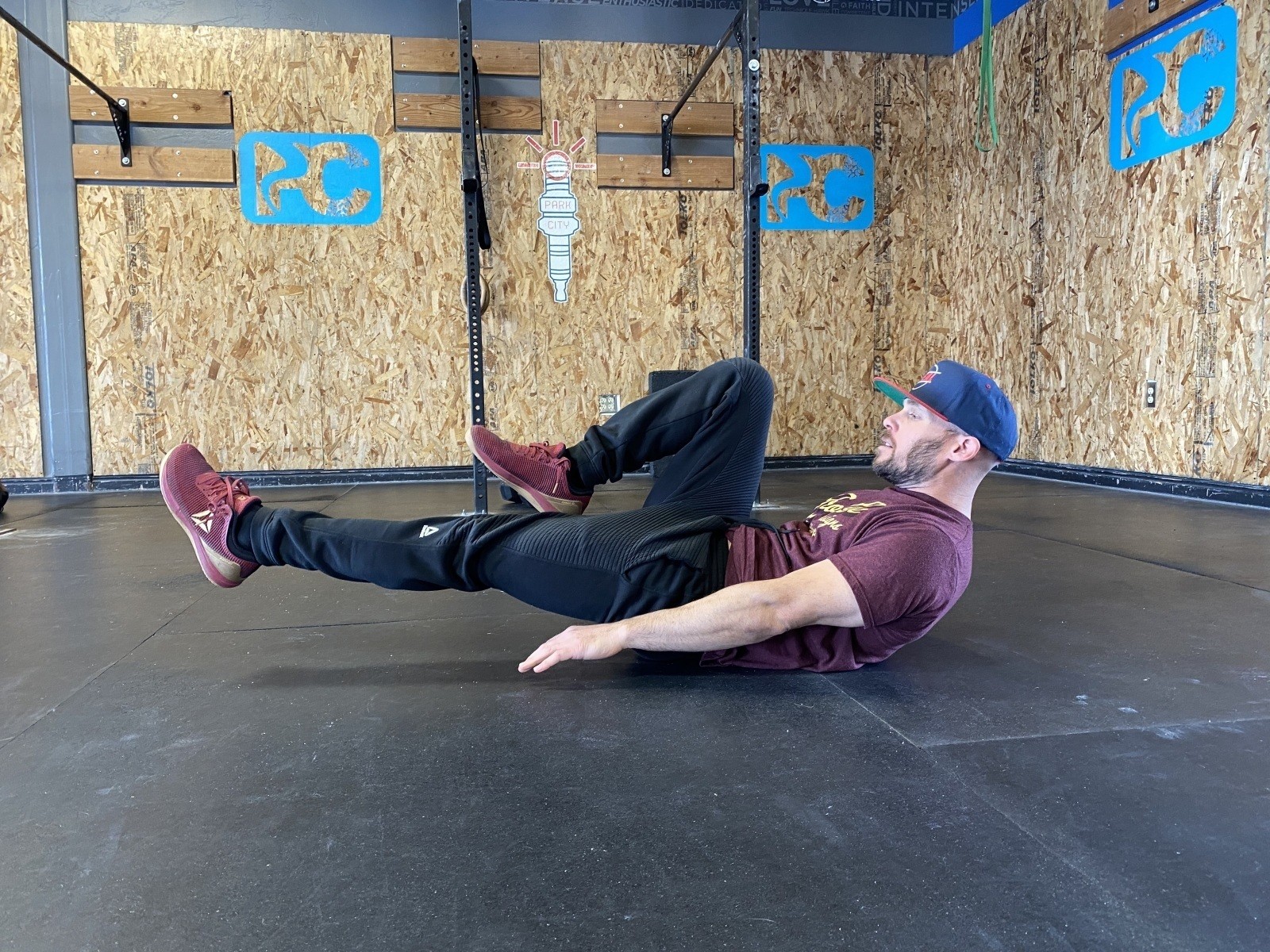 Hollow Hold: (ab work)
