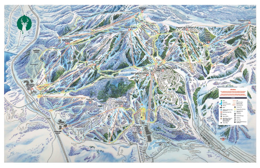 Deer Valley Trail Map 2025-26