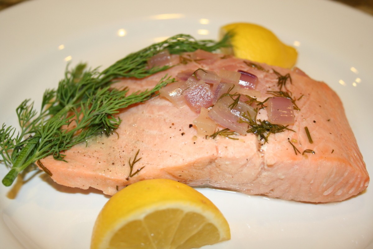 Try the easy recipe for salmon poached in Wasatch ale. 