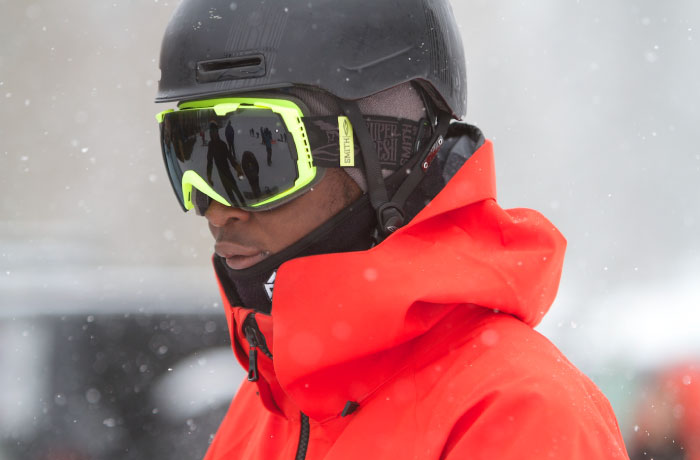 Brolin Mawejje Snowboarding