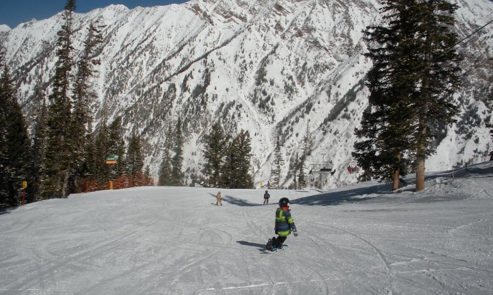 Skiing Snowbird with Kids
