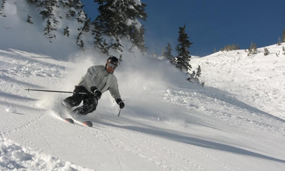 Alta Ski Resort on New Year's Day