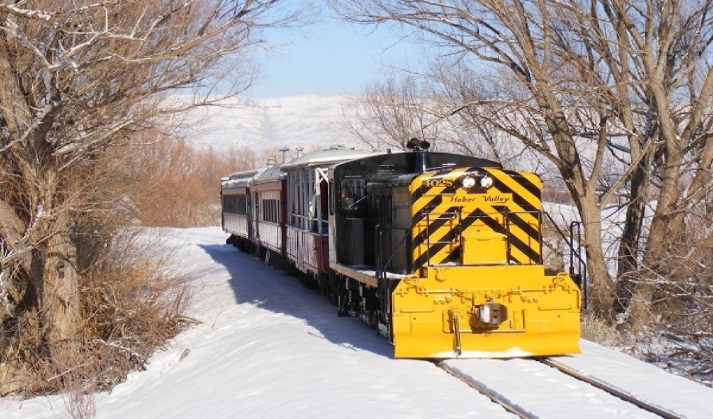 Take a scenic train ride on the Heber Valley Railroad
