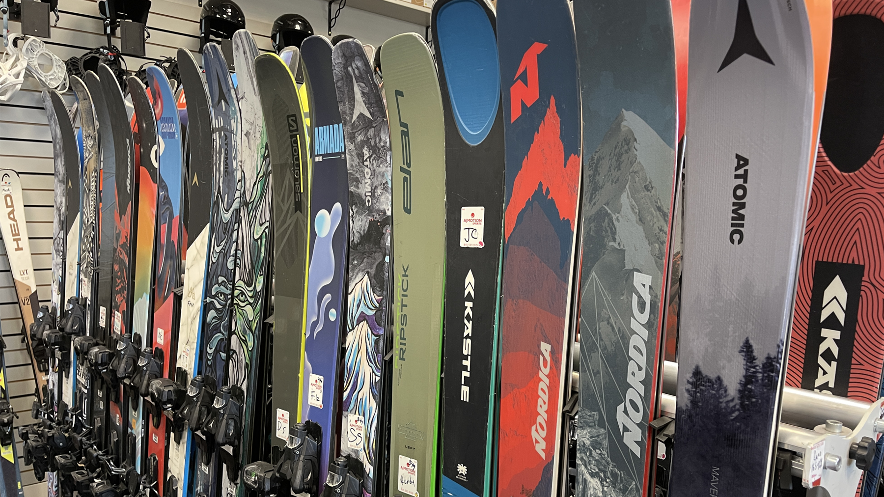 Demo Skis at AJ Motion Sports
