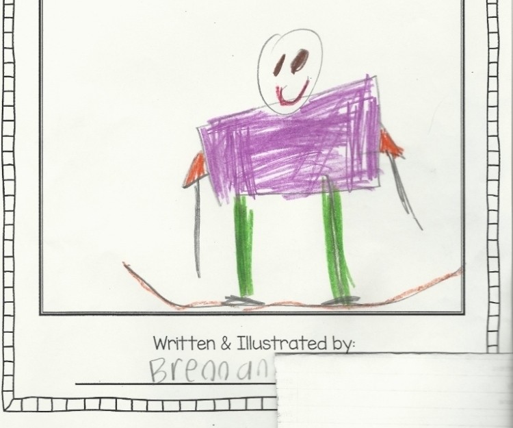 "All about Snowboarding" - book written by an 8 yr old