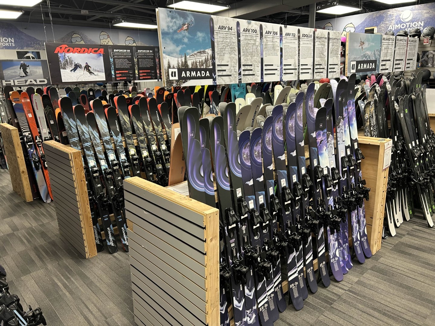Utah’s Largest Demo Ski Selection – AJ Motion Sports Union Square