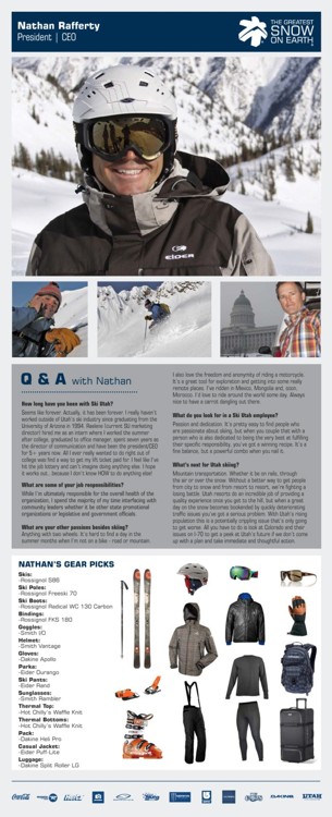 Ski Utah Staff Profiles - Nathan Rafferty - President | CEO