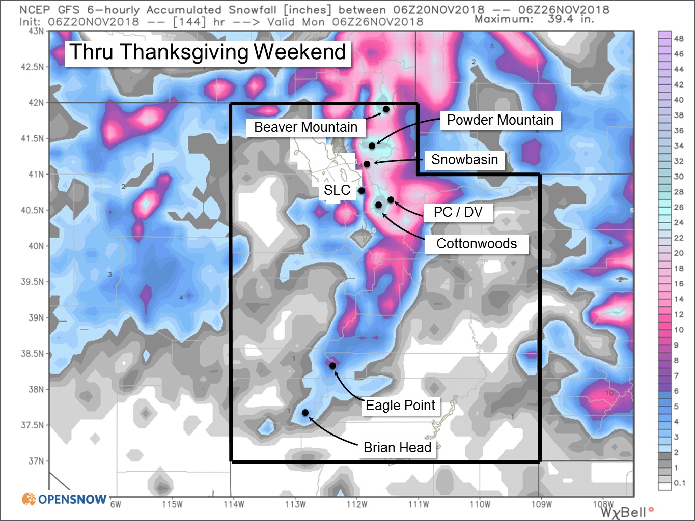 Utah Winter Ski Season Kicks Off with Significant Thanksgiving Weekend Storm