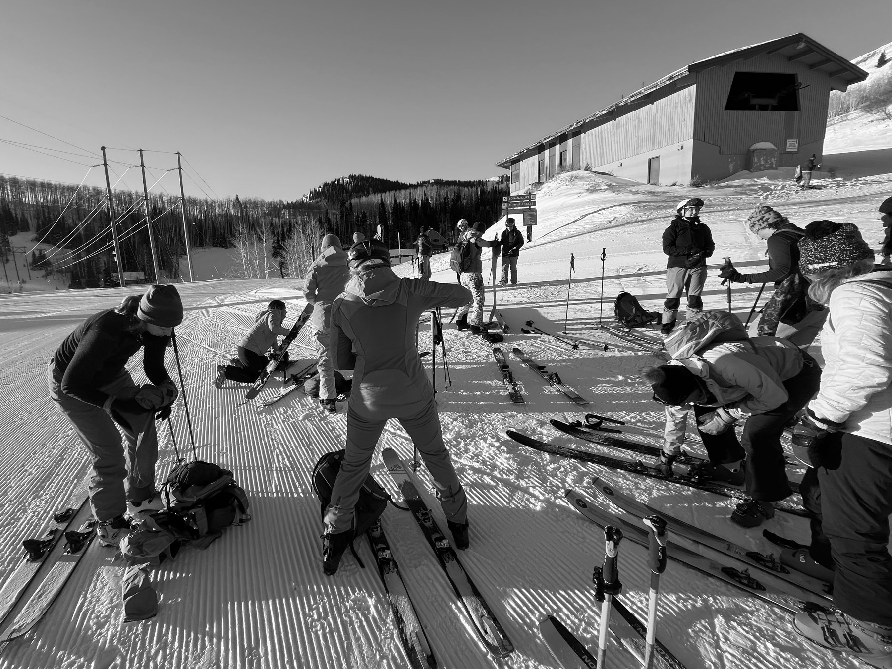 Sunrise/Sunset Skiing Sisterhood