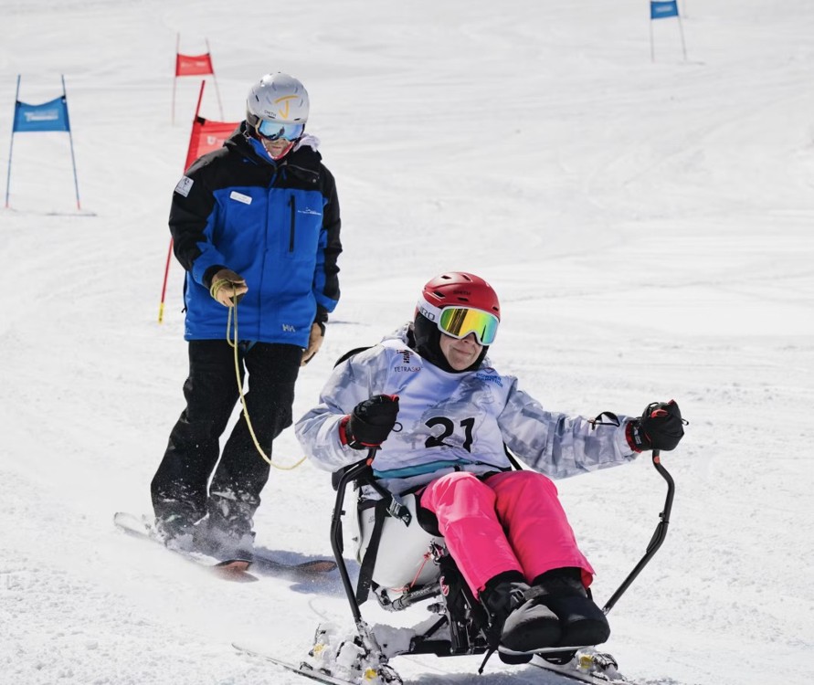 Powder Mountain Brian McKenna TetraSki Express International Championship