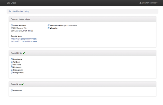 update service contact info
