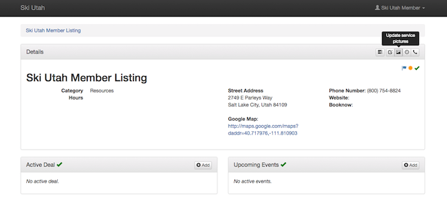 update listing images